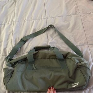 Reebok Olive Duffel Bag